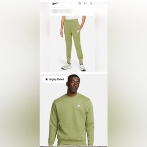 Matching Set Nike Sweater and Pants size M